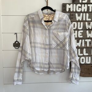 Free people size large button up